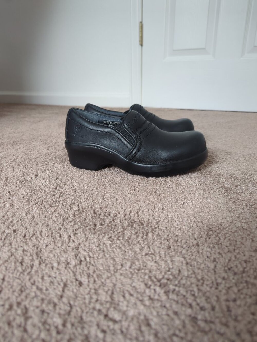 Ariat Expert Safety Clog SD Composite Toe Black Sz 6 Wide